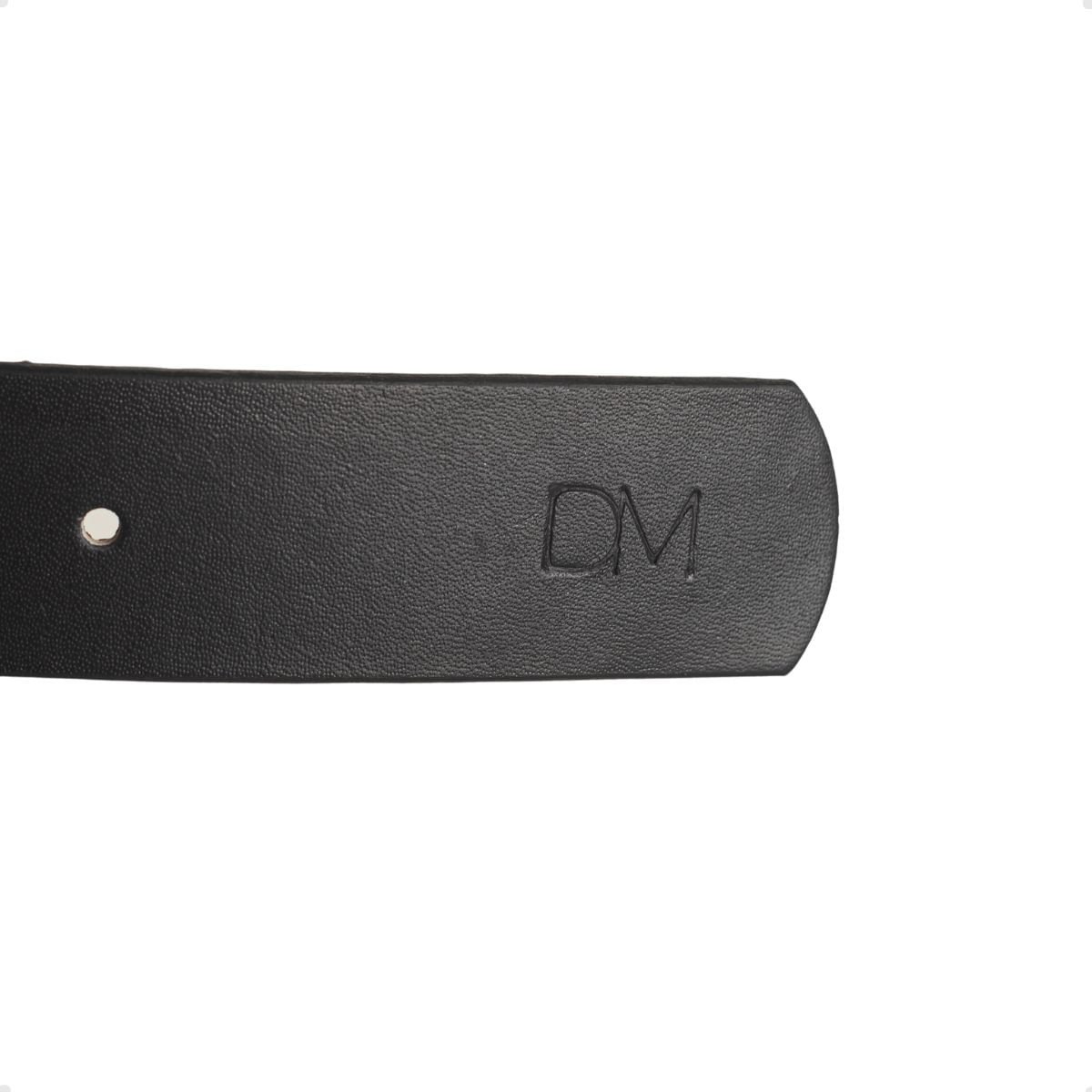 Cinto Em Couro Aleska Dayane Magalhães Preto Preto 2