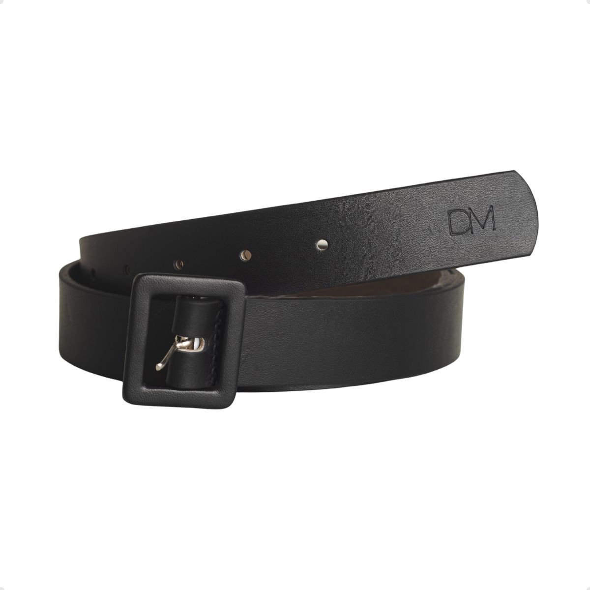 Cinto Em Couro Aleska Dayane Magalhães Preto Preto 4