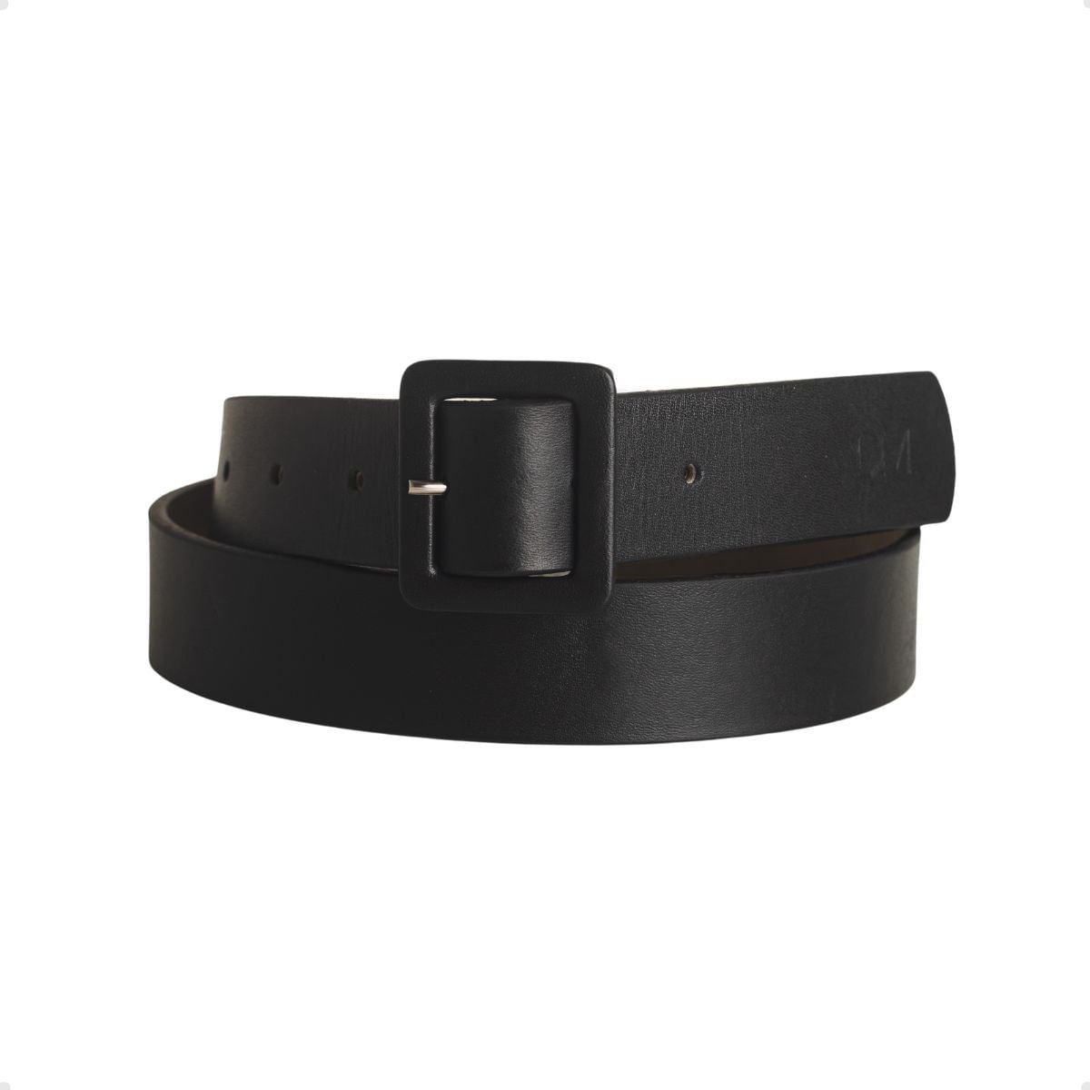 Cinto Em Couro Aleska Dayane Magalhães Preto Preto 5