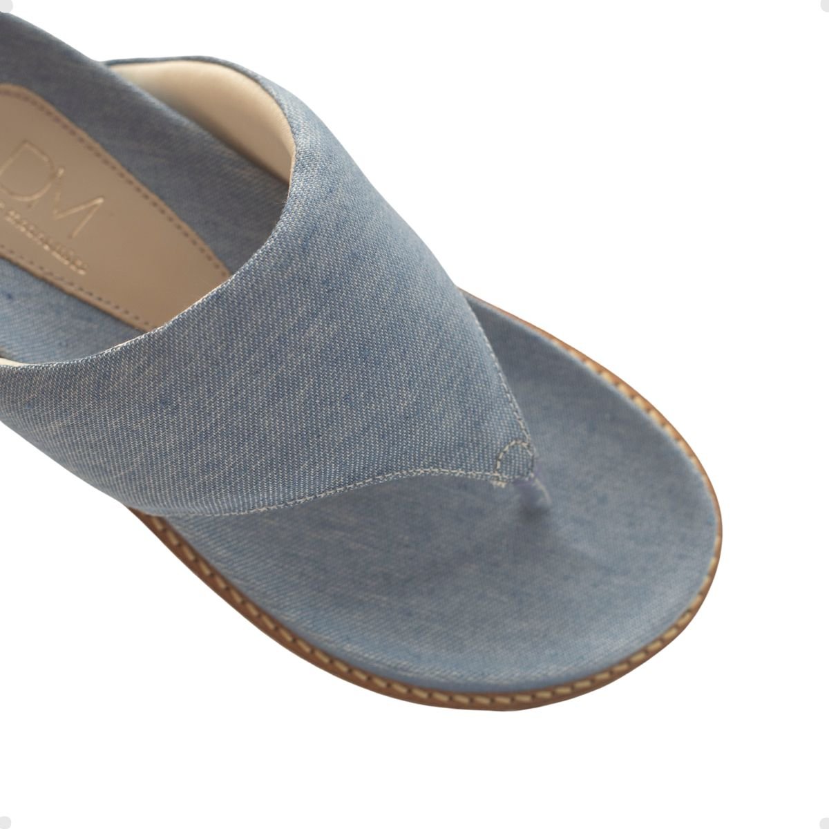 Tamanco Papete Mirage Dayane Magalhães Jeans Cinza 4