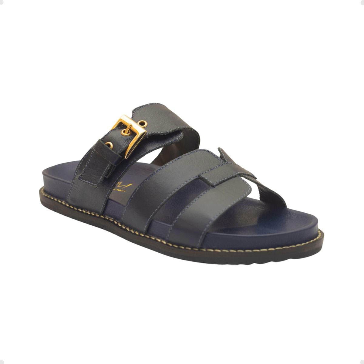 Tamanco Papete H Mirage Dayane Magalhães Azul Marinho Azul 3