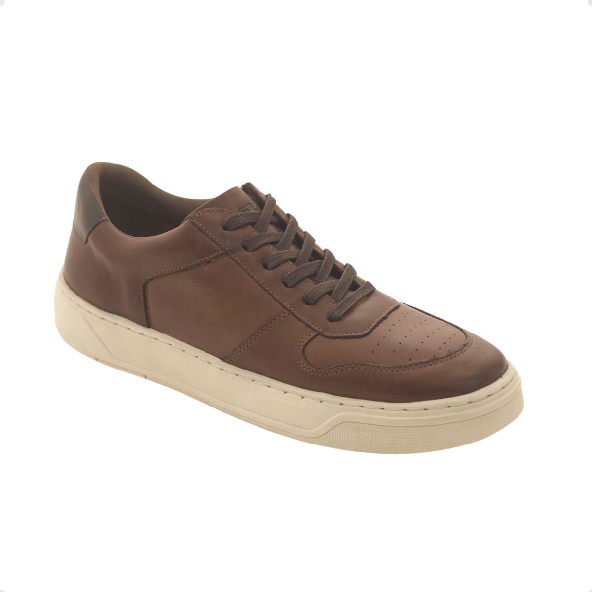 Sapatenis Masc Enzo Ribeiro C/Cadarço Mic016- Marrom 2