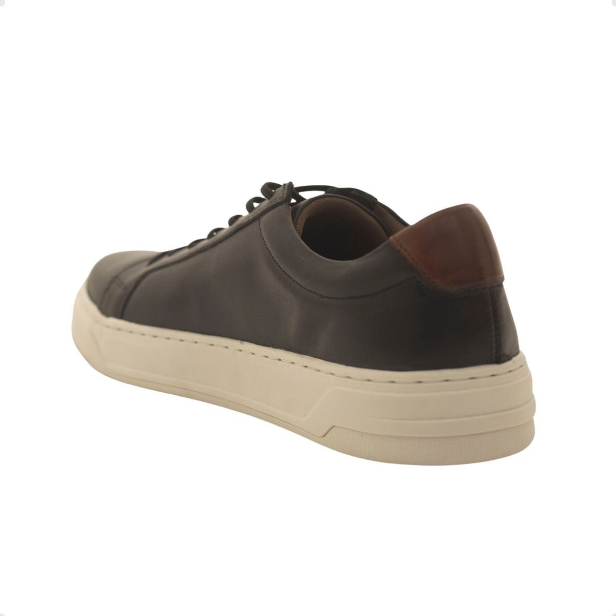 Sapatenis Masc Enzo Ribeiro Cadarço Em X Mic014- Preto 5