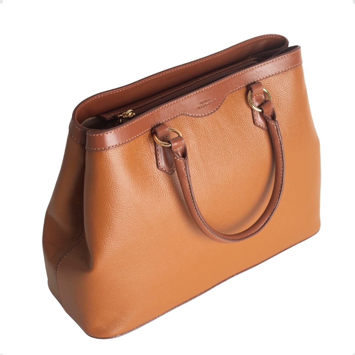 Bolsa Feminina Transversal Dayane Magalhães  Couro Marrom 3
