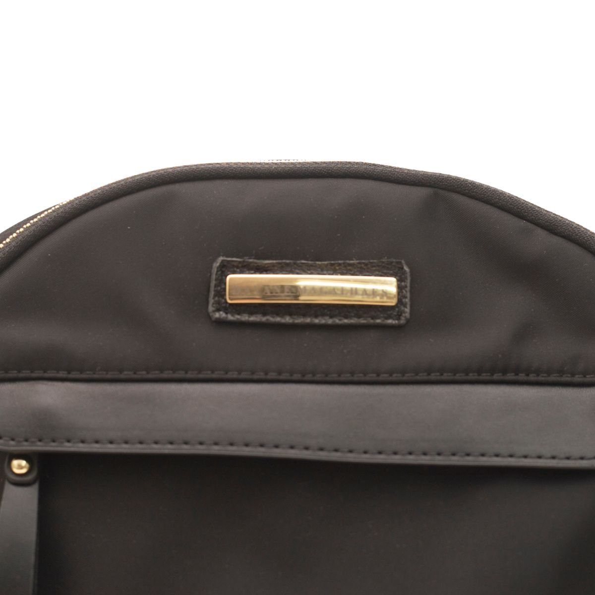 Mochila Grande De Nylon Básica Dayane Magalhães Preto 3