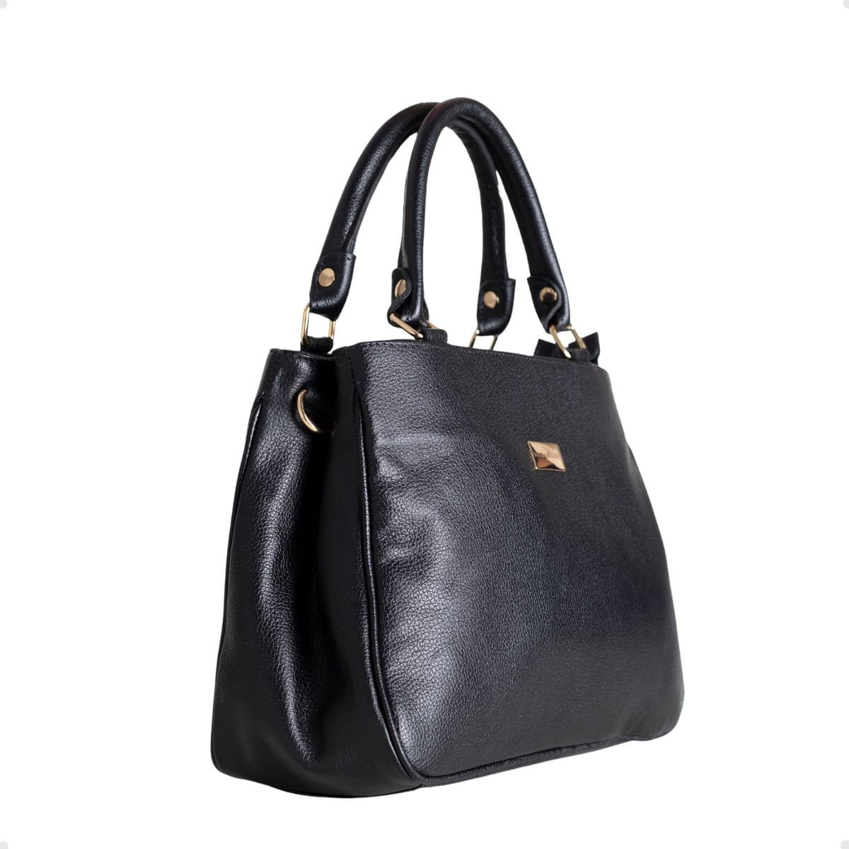 Bolsa Feminina Tiracolo Dayane Magalhães Preta Preto 2