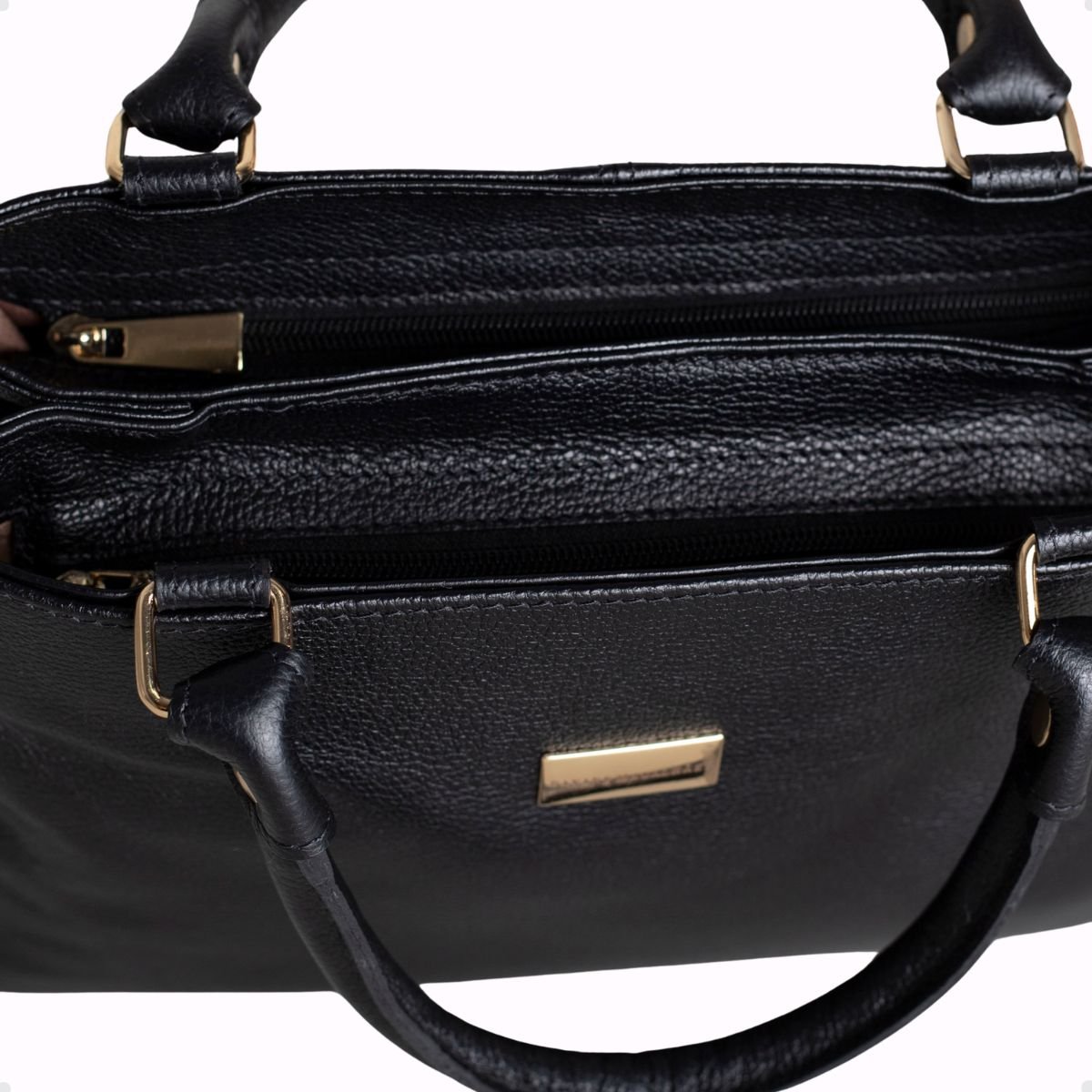 Bolsa Feminina Tiracolo Dayane Magalhães Preta Preto 5