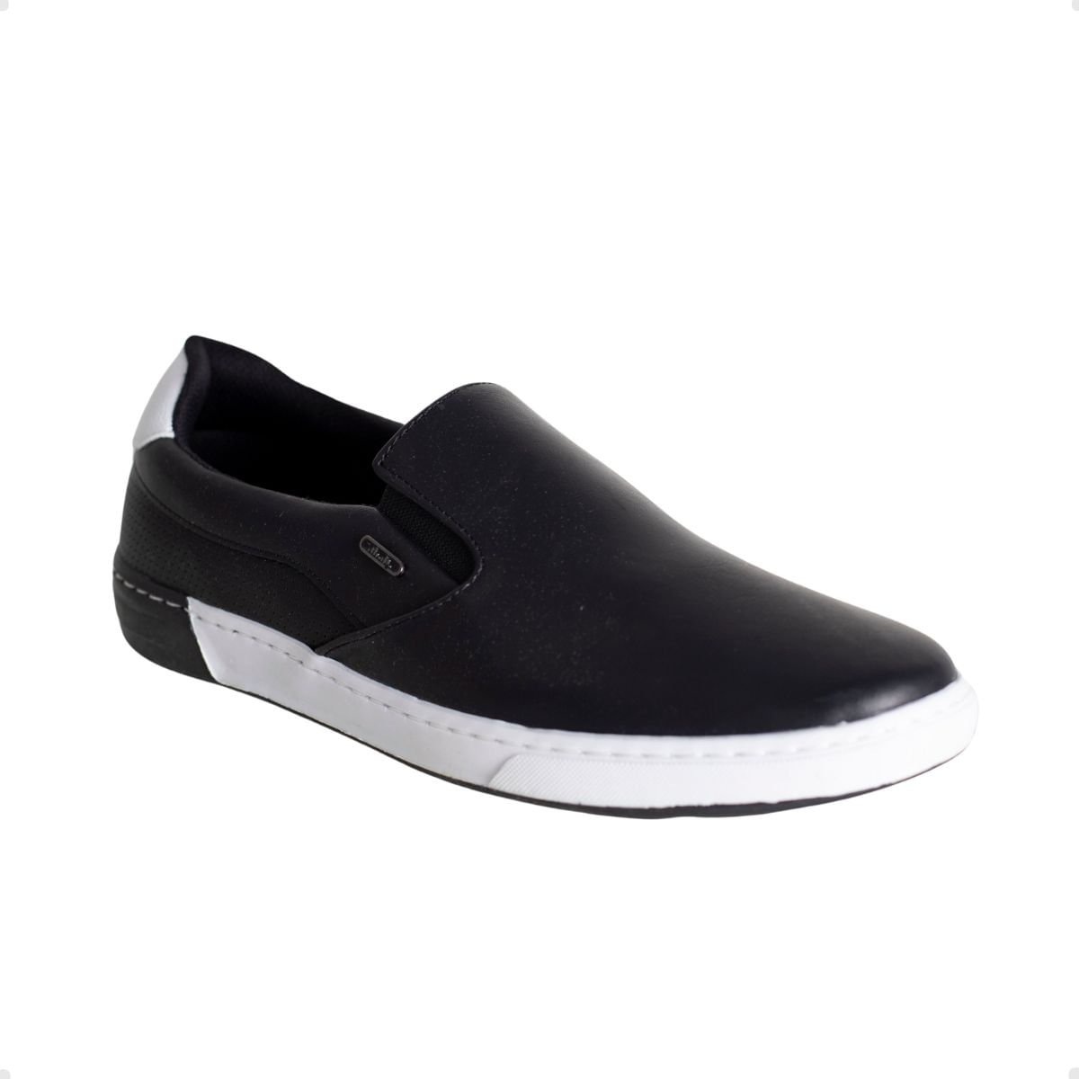 Sapatênis Masculino Slip On Enzo Ribeiro Preto Preto 2