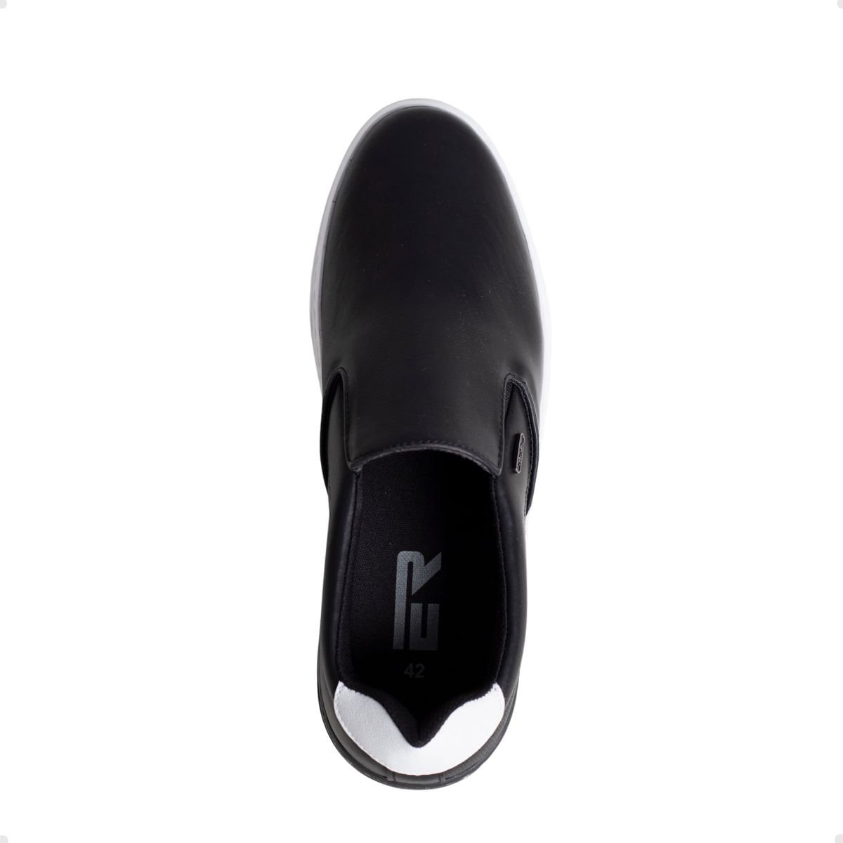 Sapatênis Masculino Slip On Enzo Ribeiro Preto Preto 3
