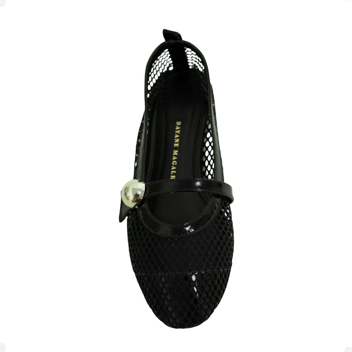 Sapatilha Classy Tela Preta Preto 3