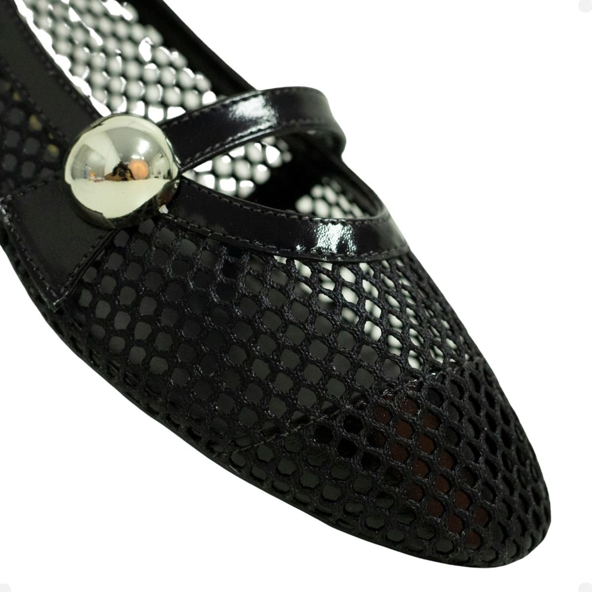 Sapatilha Classy Tela Preta Preto 4