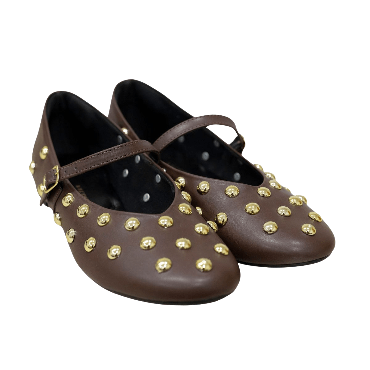 Sapatilha Classy Brown Gold Marrom 3