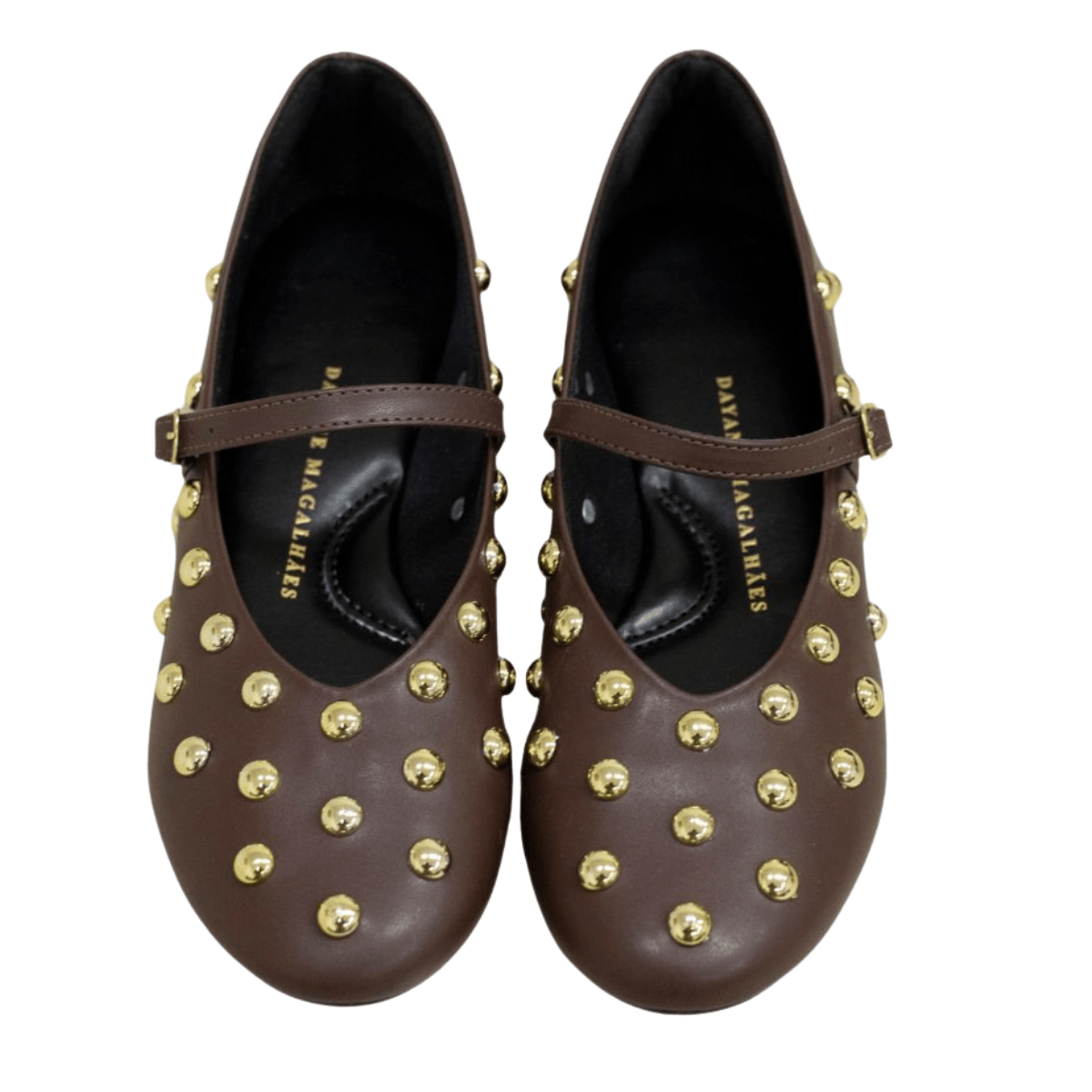 Sapatilha Classy Brown Gold Marrom 4