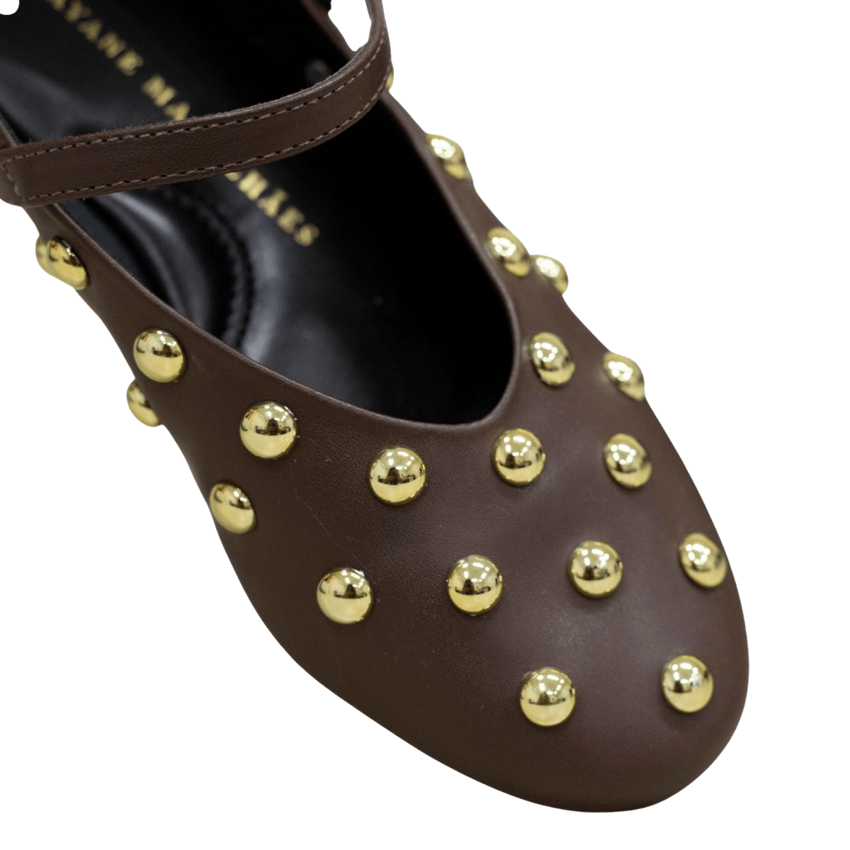 Sapatilha Classy Brown Gold Marrom 5