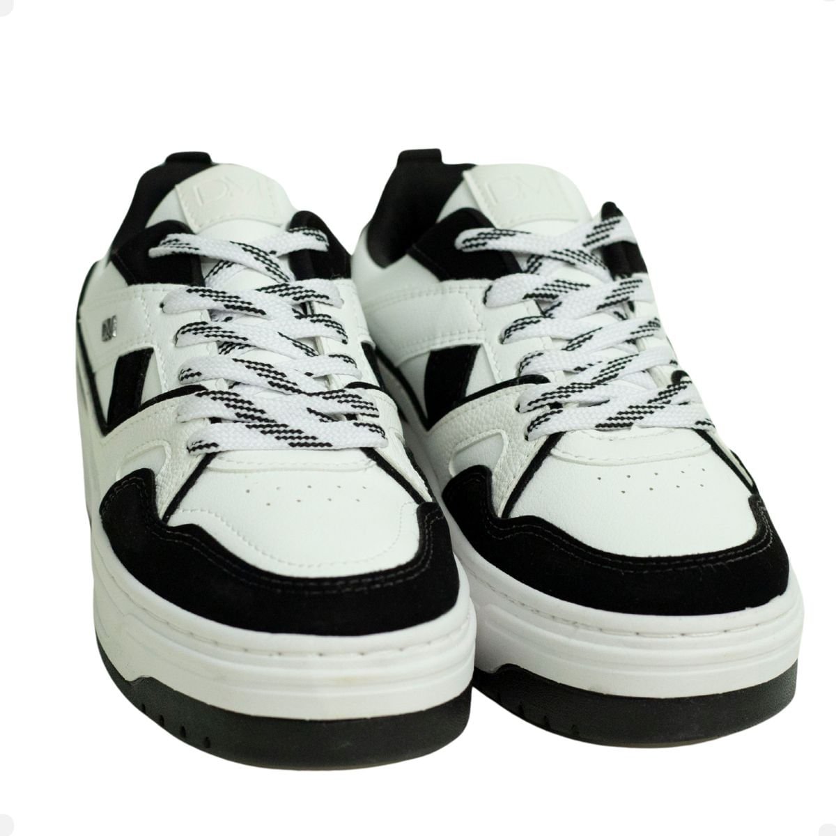 Tênis Dm Urban Espresso Preto & Branco Branco/Preto 3