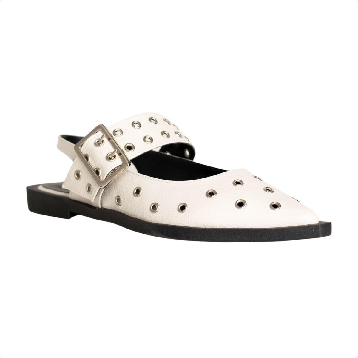 Slingback Royal Obsession Off White Branco 2