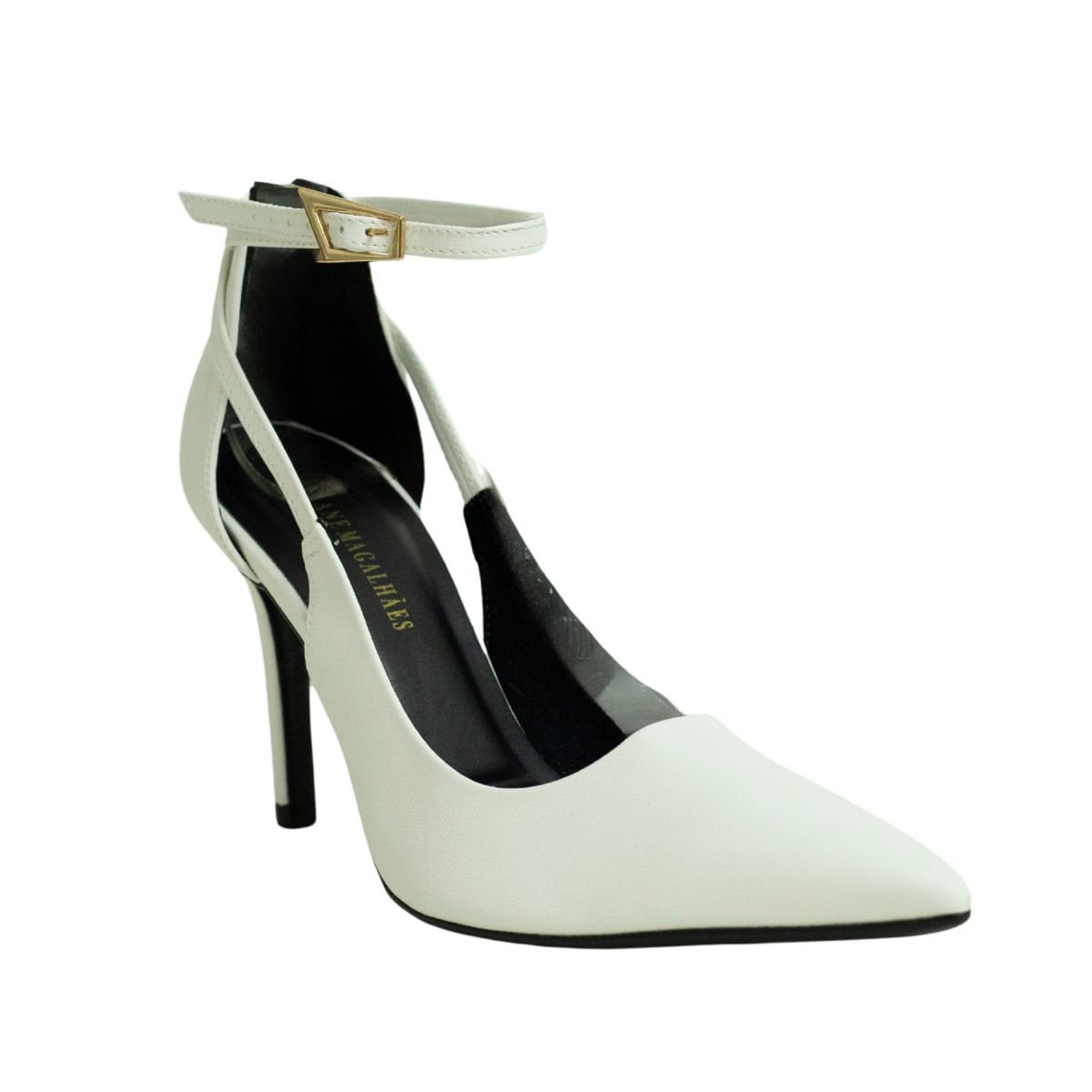 Scarpin Recorte Obsession Branco Branco 2