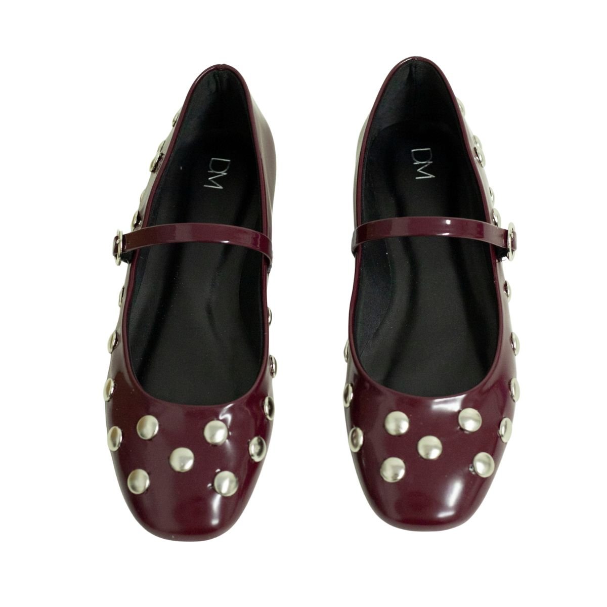 Sapatilha Classy Spikes Malbec Vermelho 4