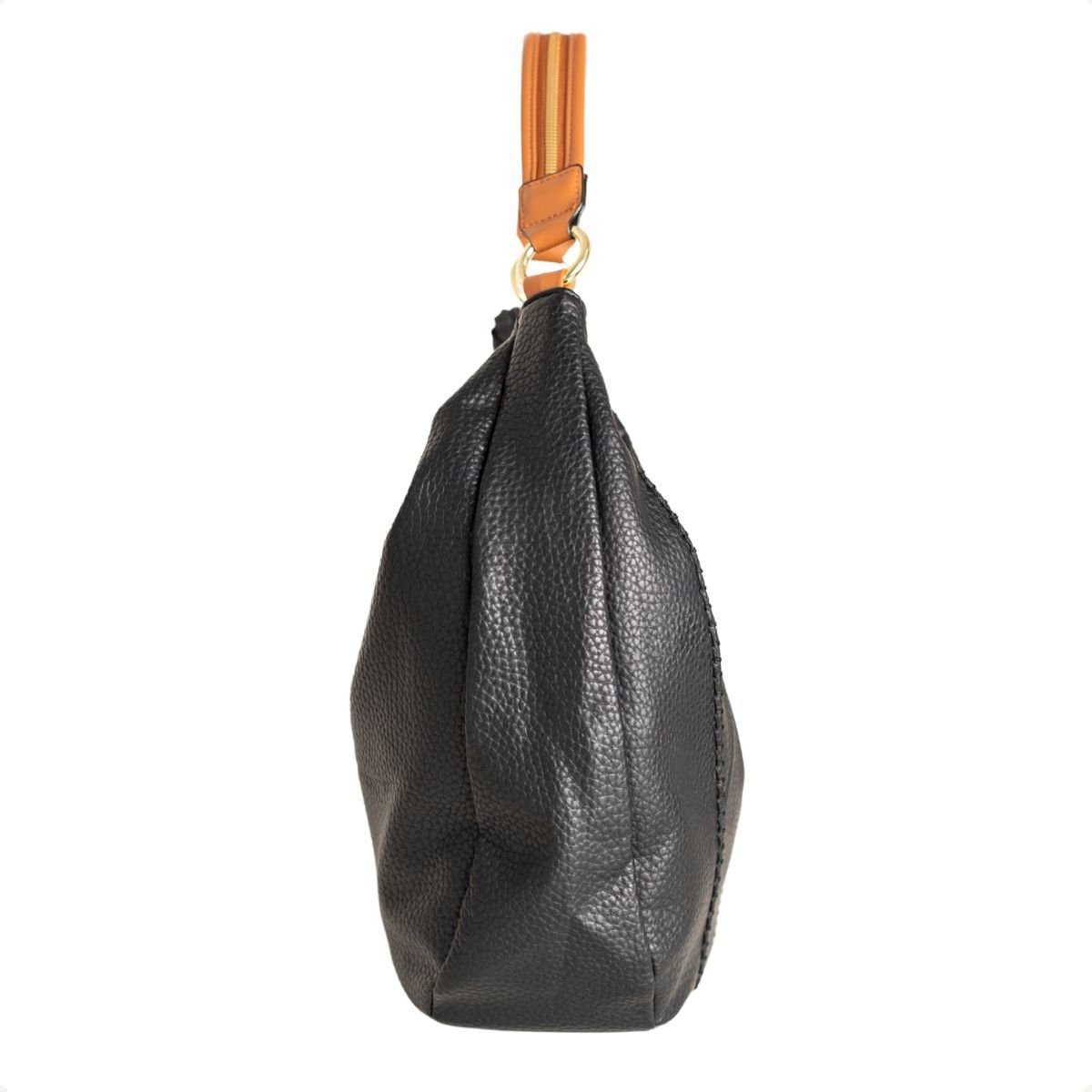 Bolsa Slouch Preta Dm Obsession Preto 5