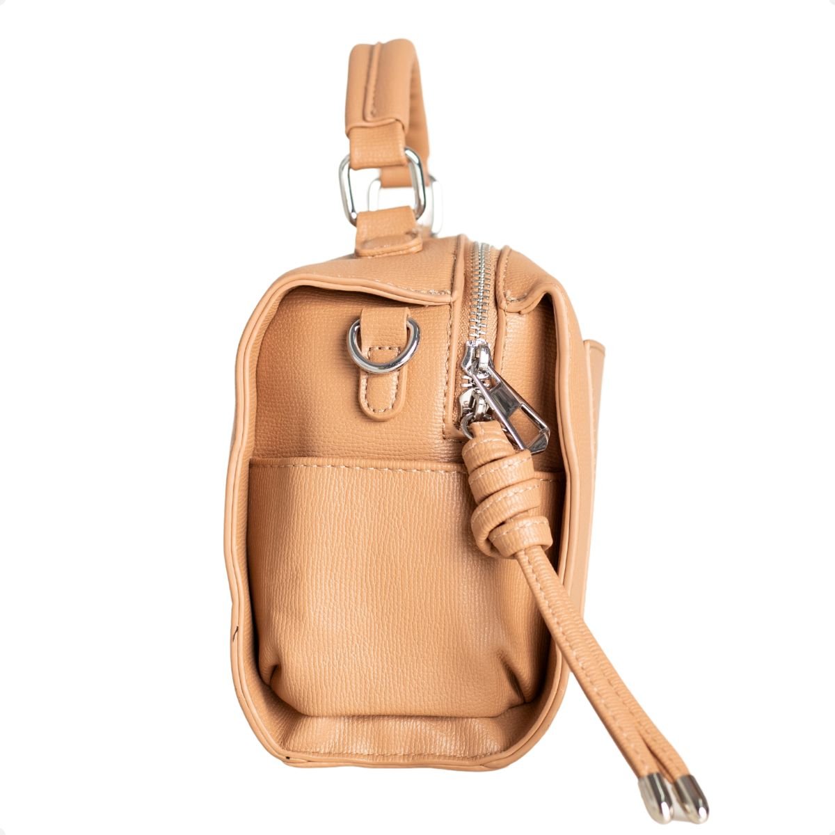 Bolsa Caramelo Com Alça De Mão Dm Obsession Capuccino 6