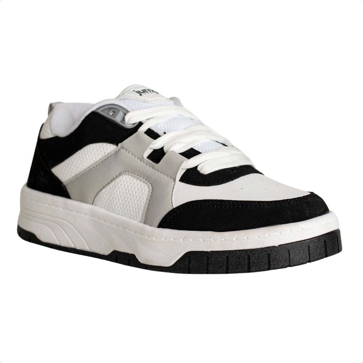 Tênis Jump Strike Preto E Branco Branco/Preto 2