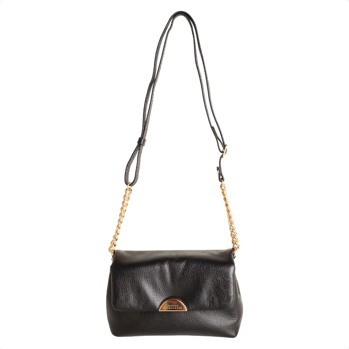 Bolsa Dm Bella Chain Preta