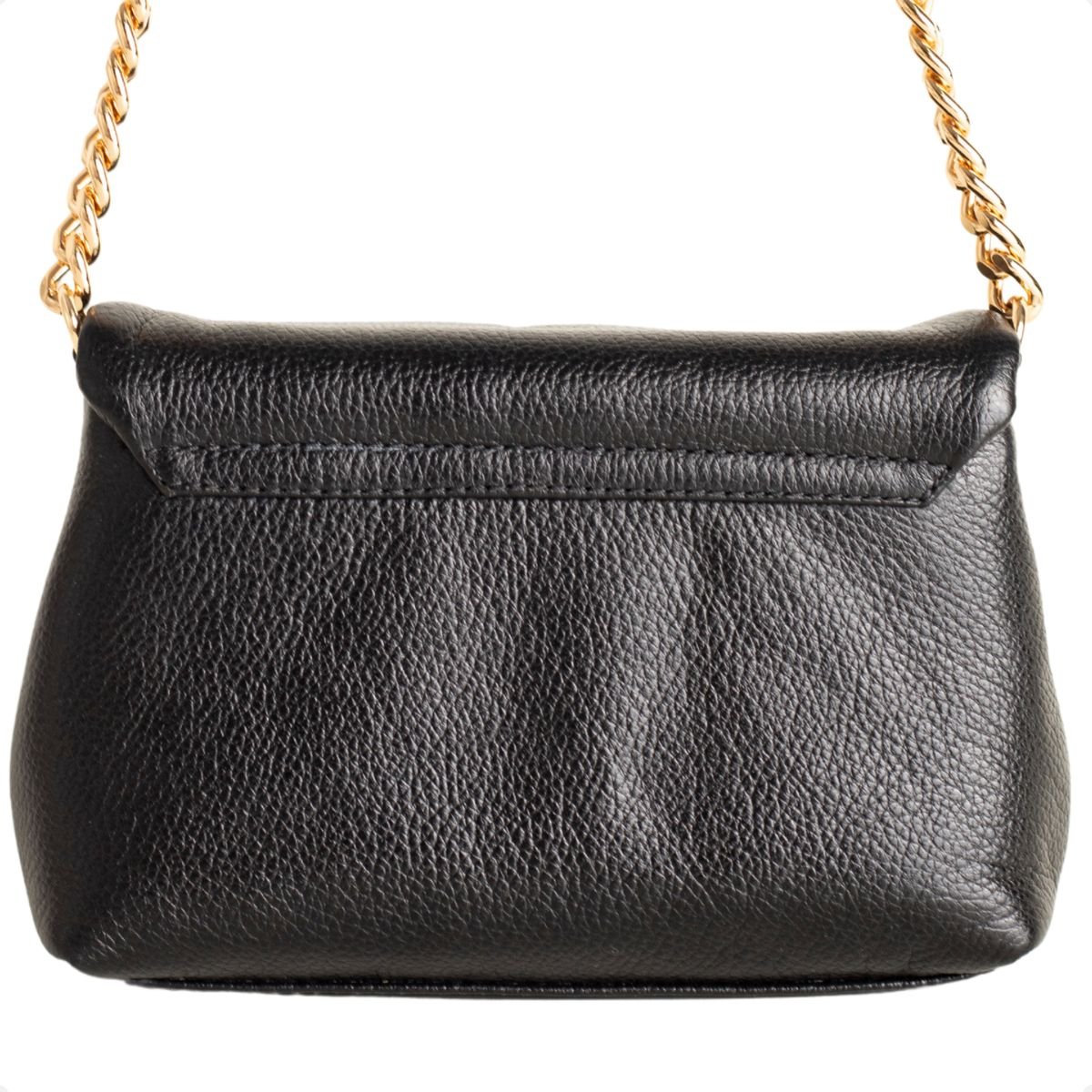 Bolsa Dm Bella Chain Preta Preto 6