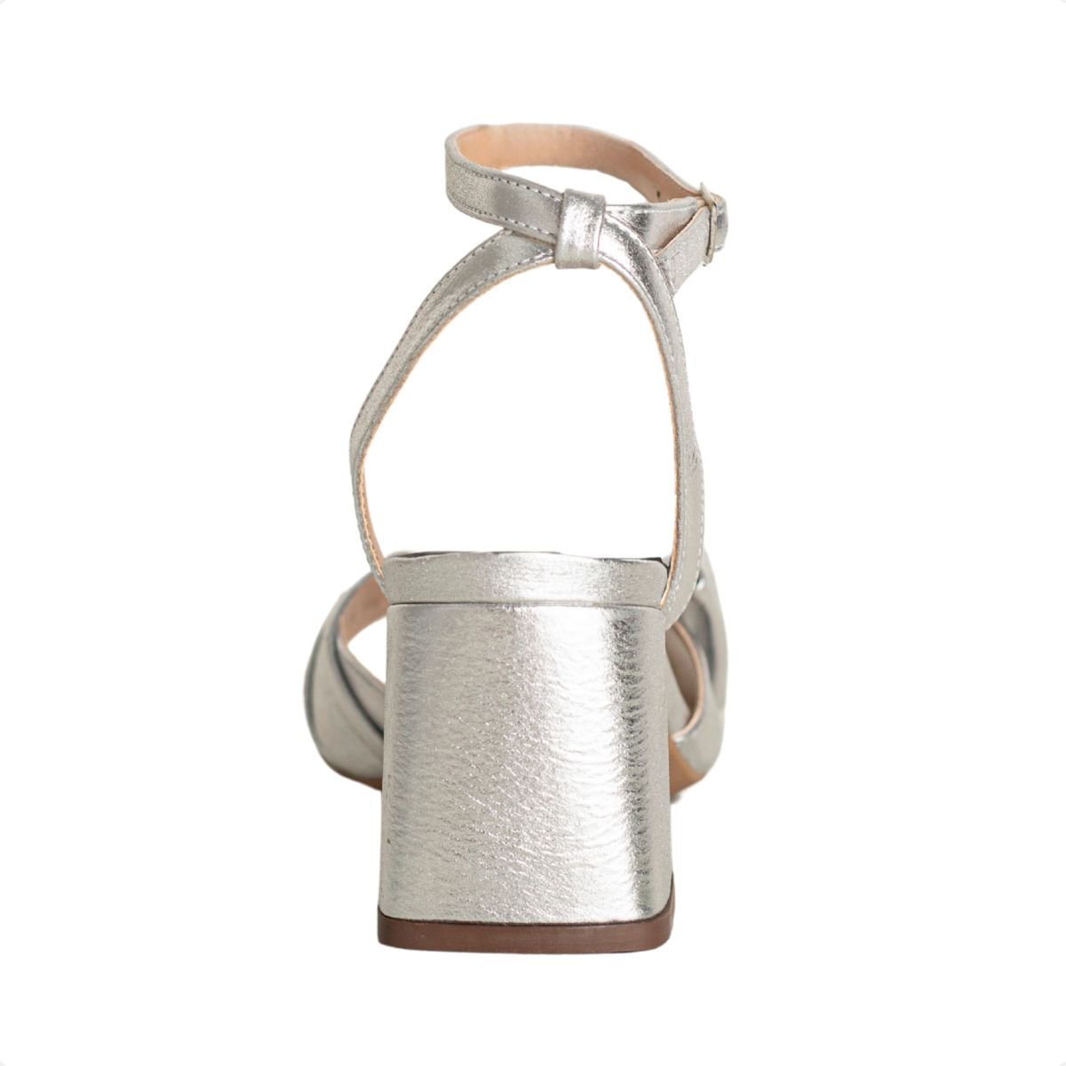 Sandália Dm Glam Laço Prata Prata 4