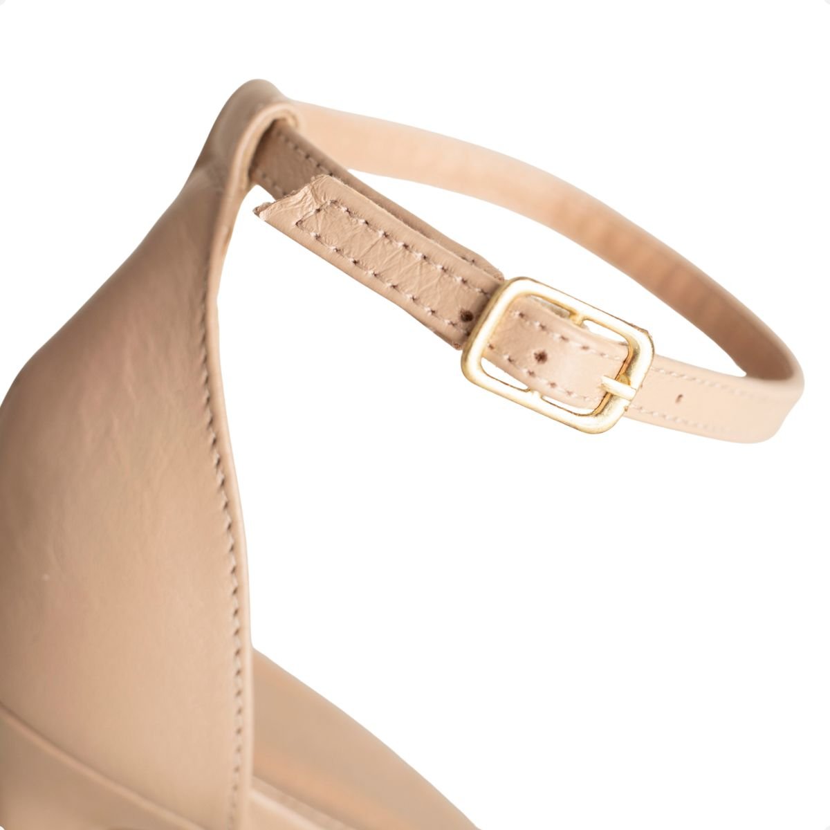 Sandália Dm Laço Nude Rosado Off White 7