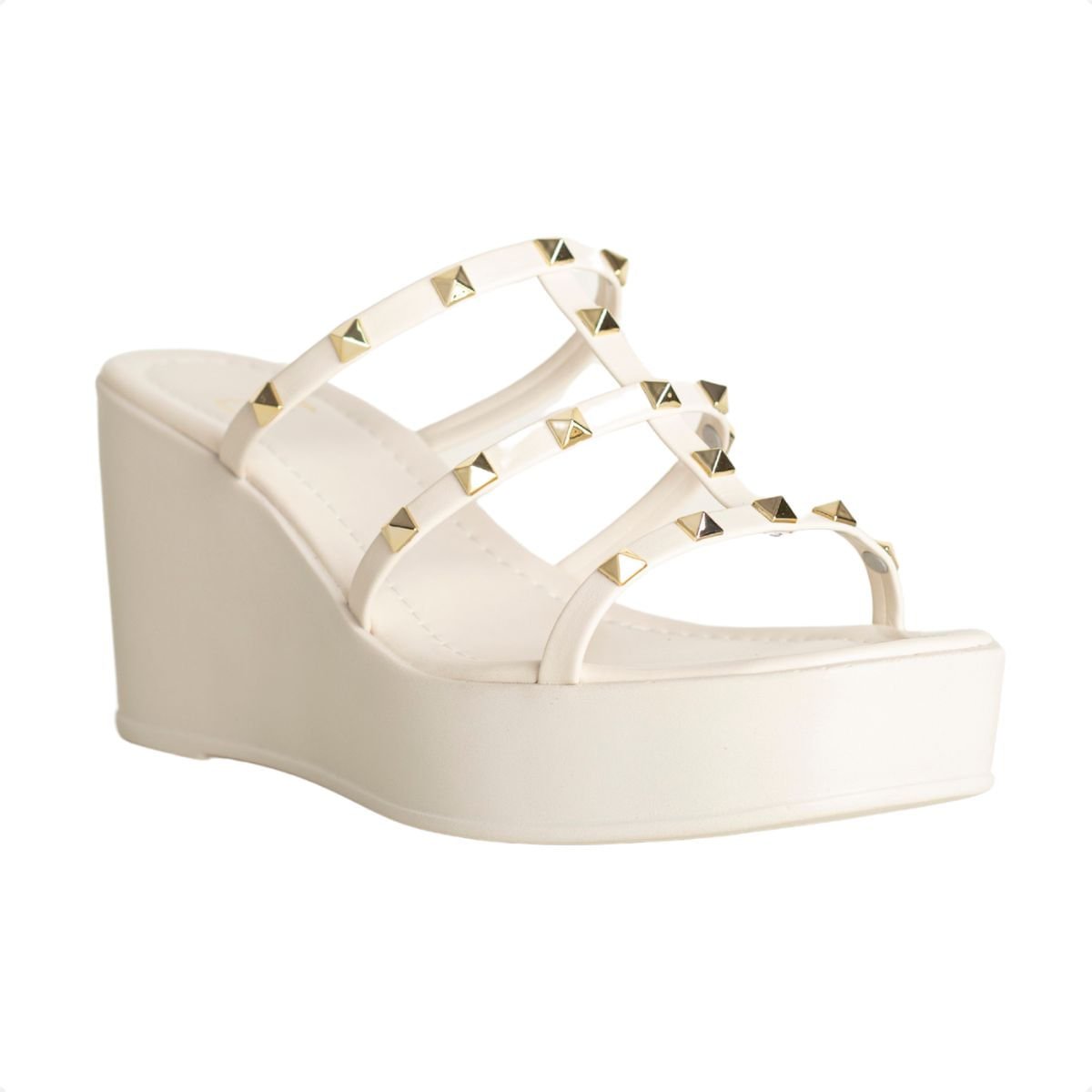 Tamanco Plataforma Dm Summer Branco 2