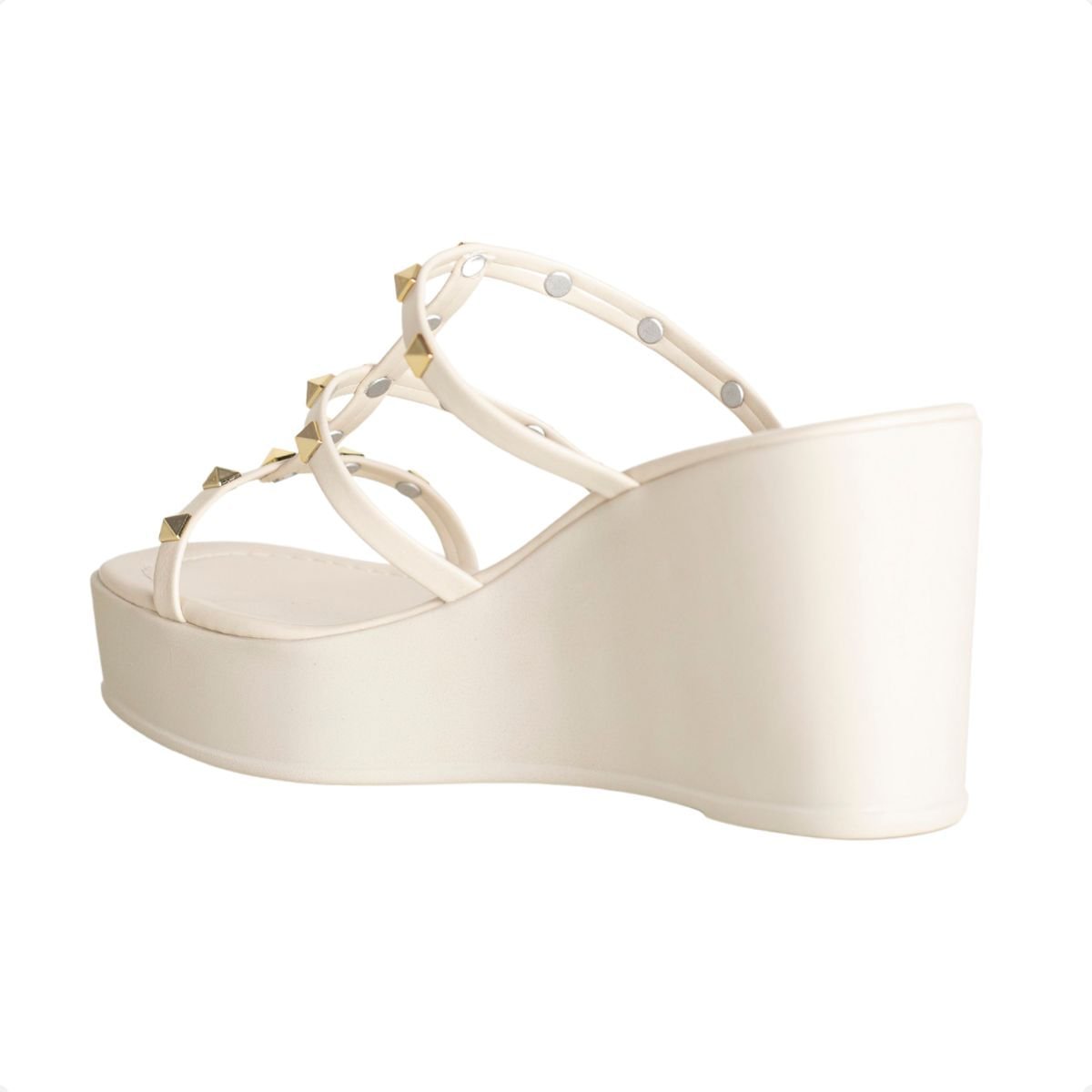 Tamanco Plataforma Dm Summer Branco 5