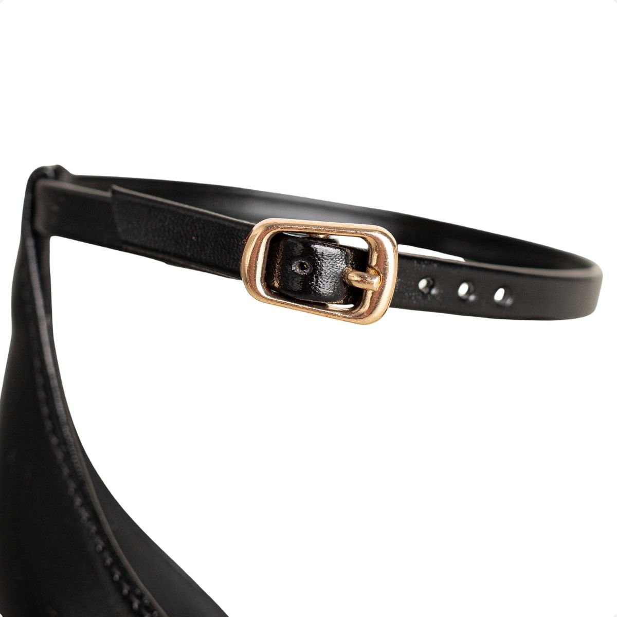 Sandália Salto Bloco Dm Preta Preto 3