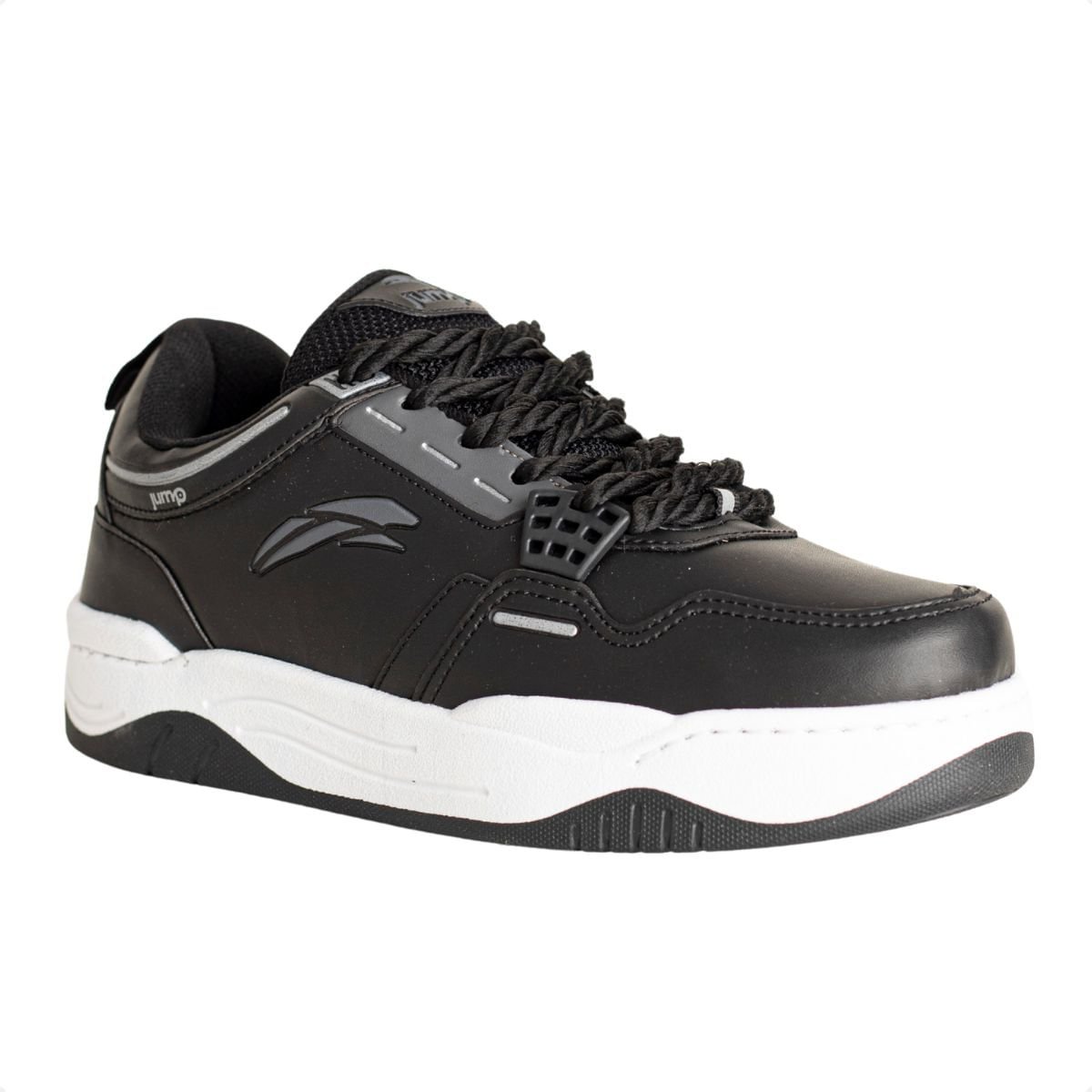 Tênis Jump Beat Preto Preto/Branco 2