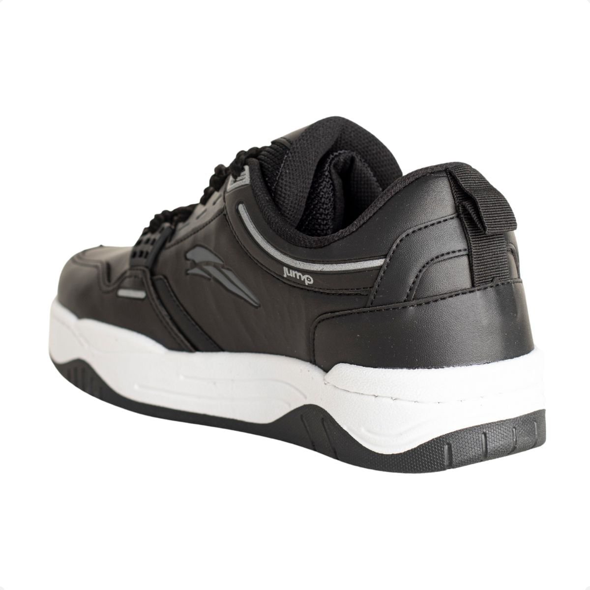 Tênis Jump Beat Preto Preto/Branco 5