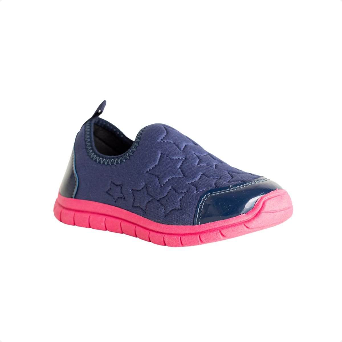 Tênis Jump Kids Baby Star Azul Marinho E Pink Azul 2