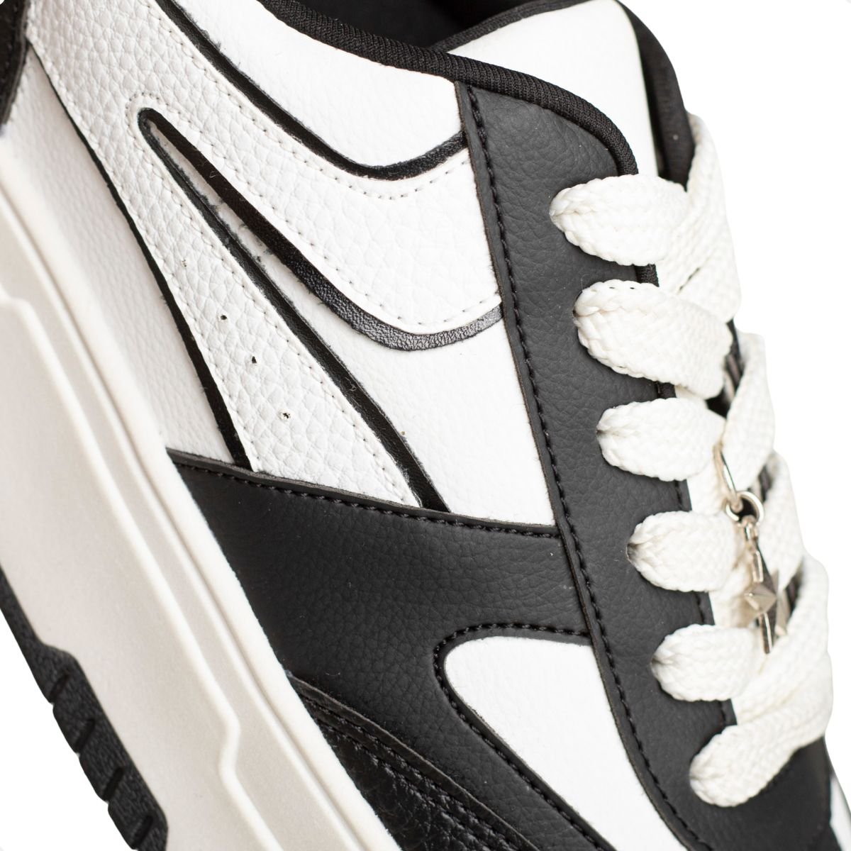 Tênis Feminino Lízis Urban Bold Preto E Branco Branco/Preto 3