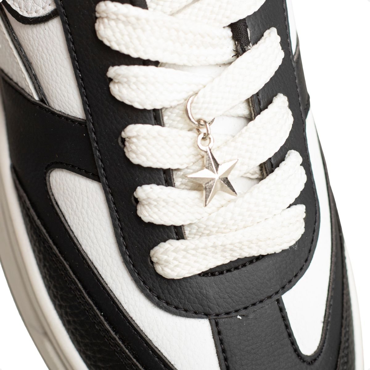 Tênis Feminino Lízis Urban Bold Preto E Branco Branco/Preto 7