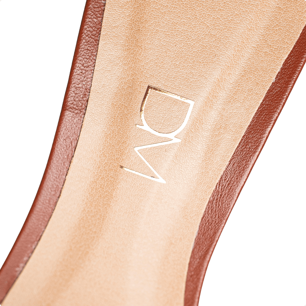 Sandalia Fem Salto Alto Fino Dm  1600c-25571c- Marrom 3