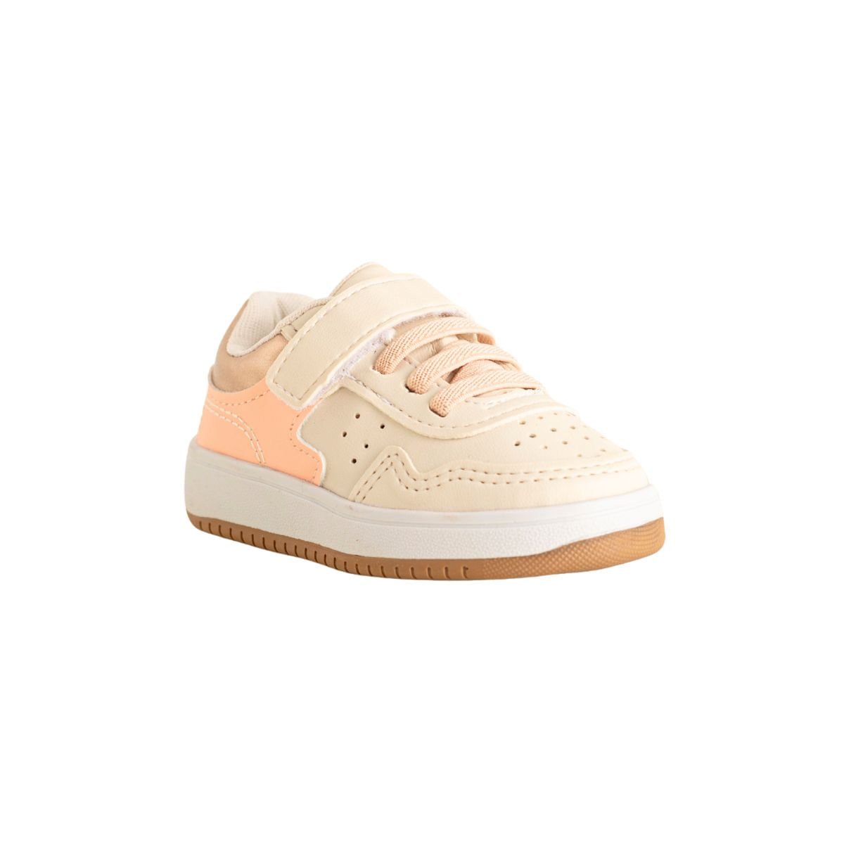 Tênis Jump Kids Baby Shine Rose Off White 2