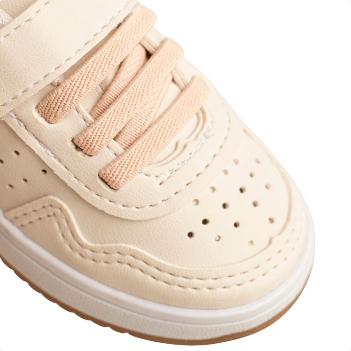 Tênis Jump Kids Baby Shine Rose Off White 3