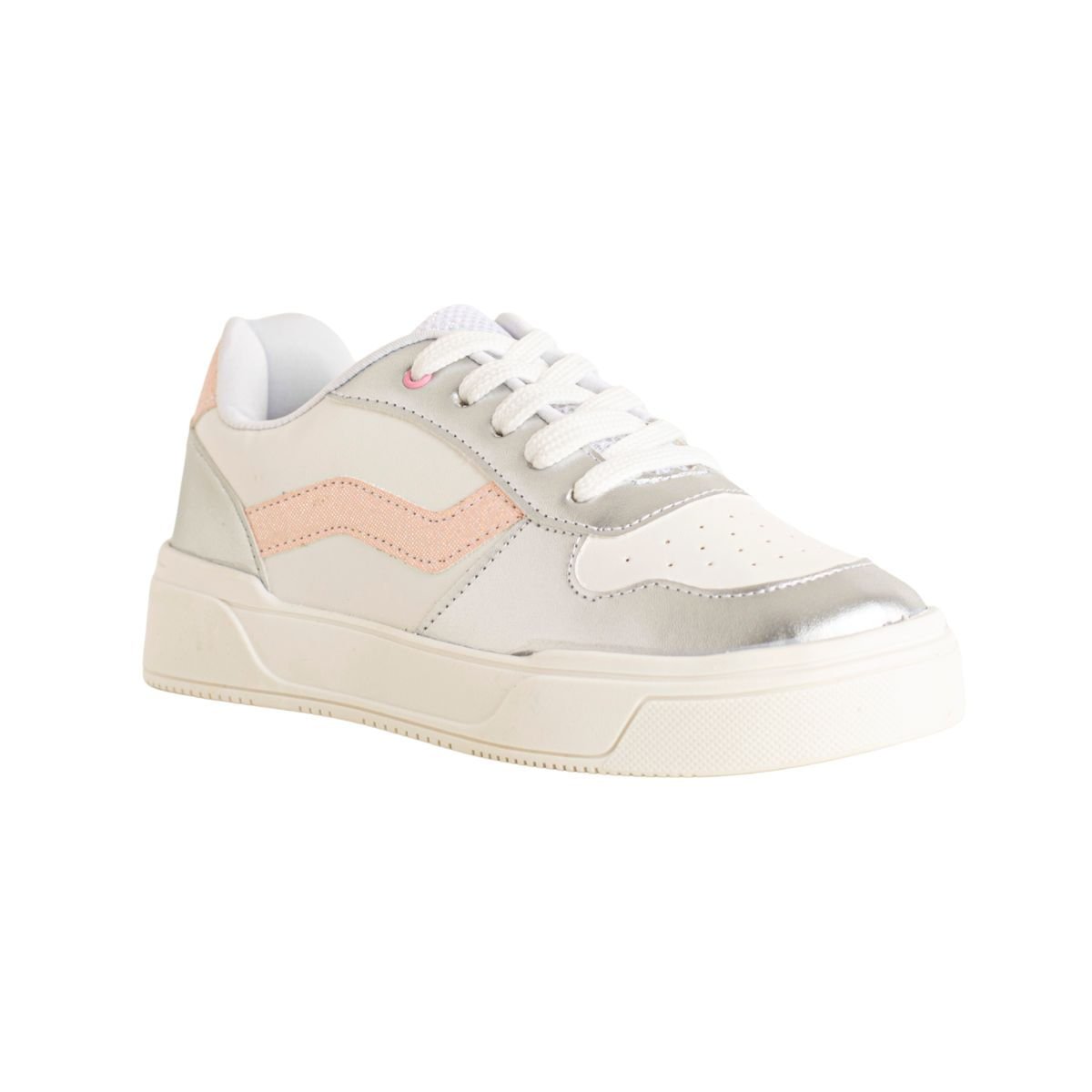 Tênis Jump Kids Silver Glow Branco/Prata 2