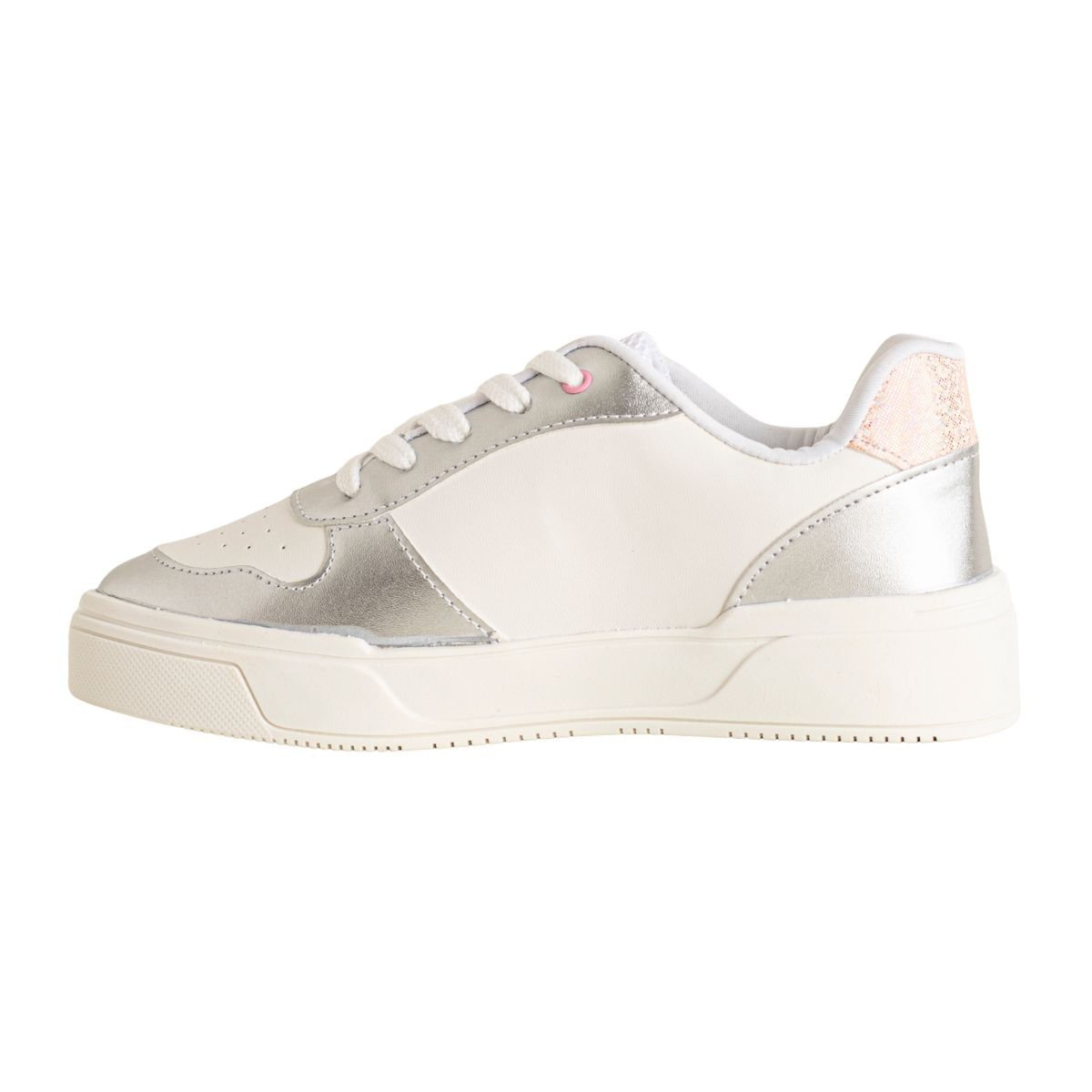 Tênis Jump Kids Silver Glow Branco/Prata 5