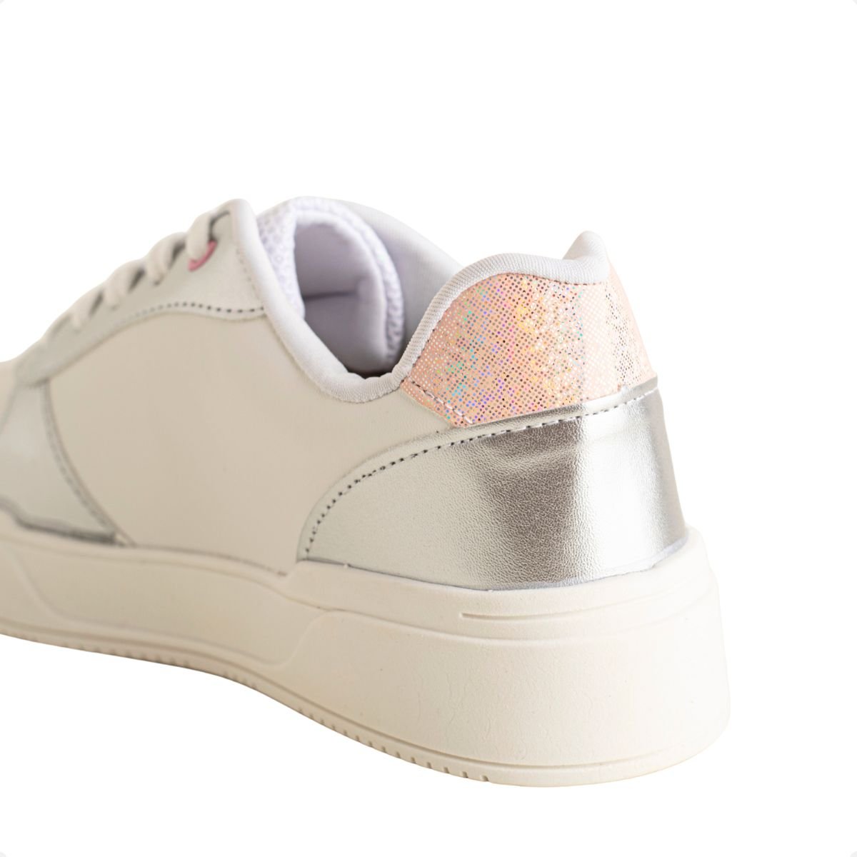 Tênis Jump Kids Silver Glow Branco/Prata 7