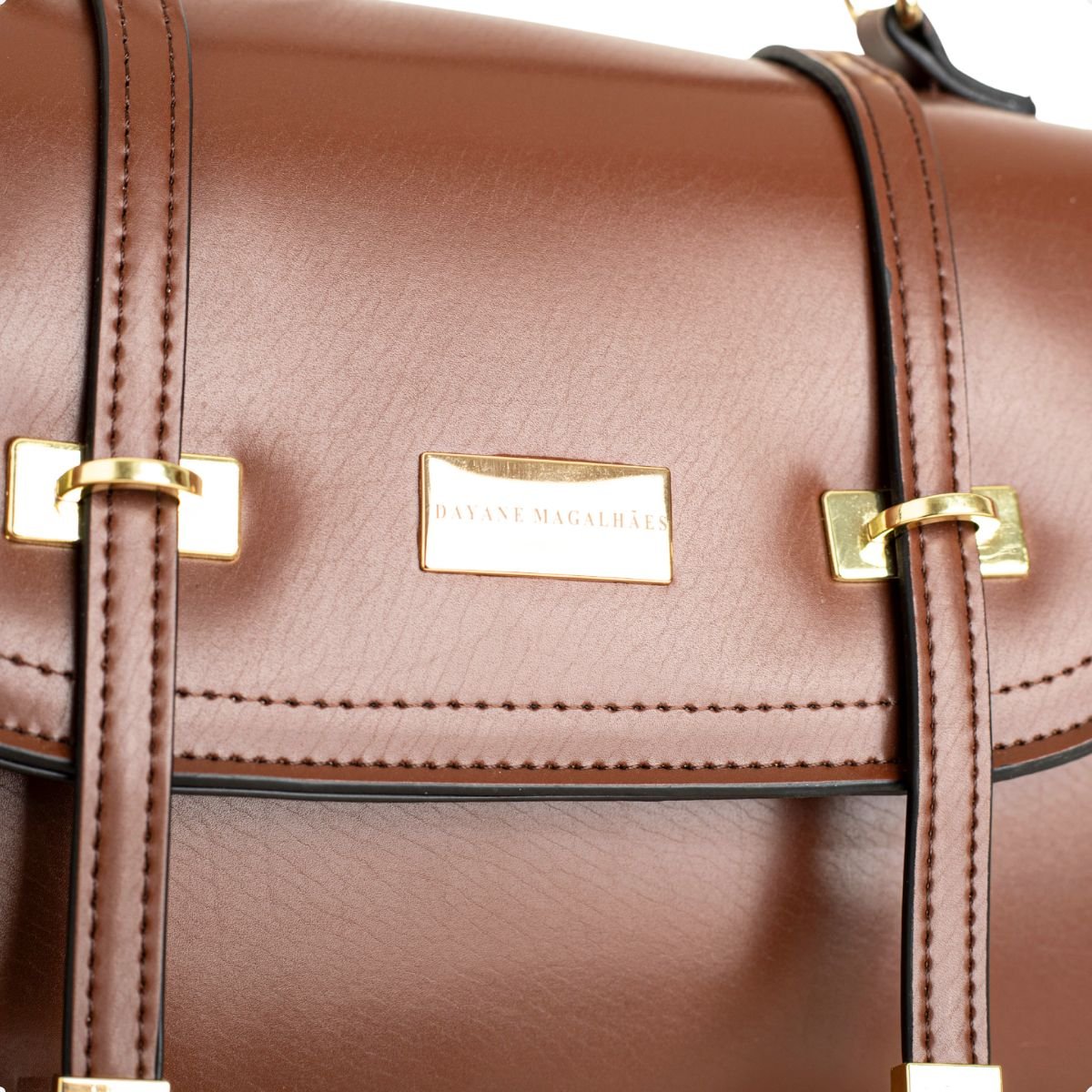 Bolsa Estruturada Marrom Dm Marrom 3