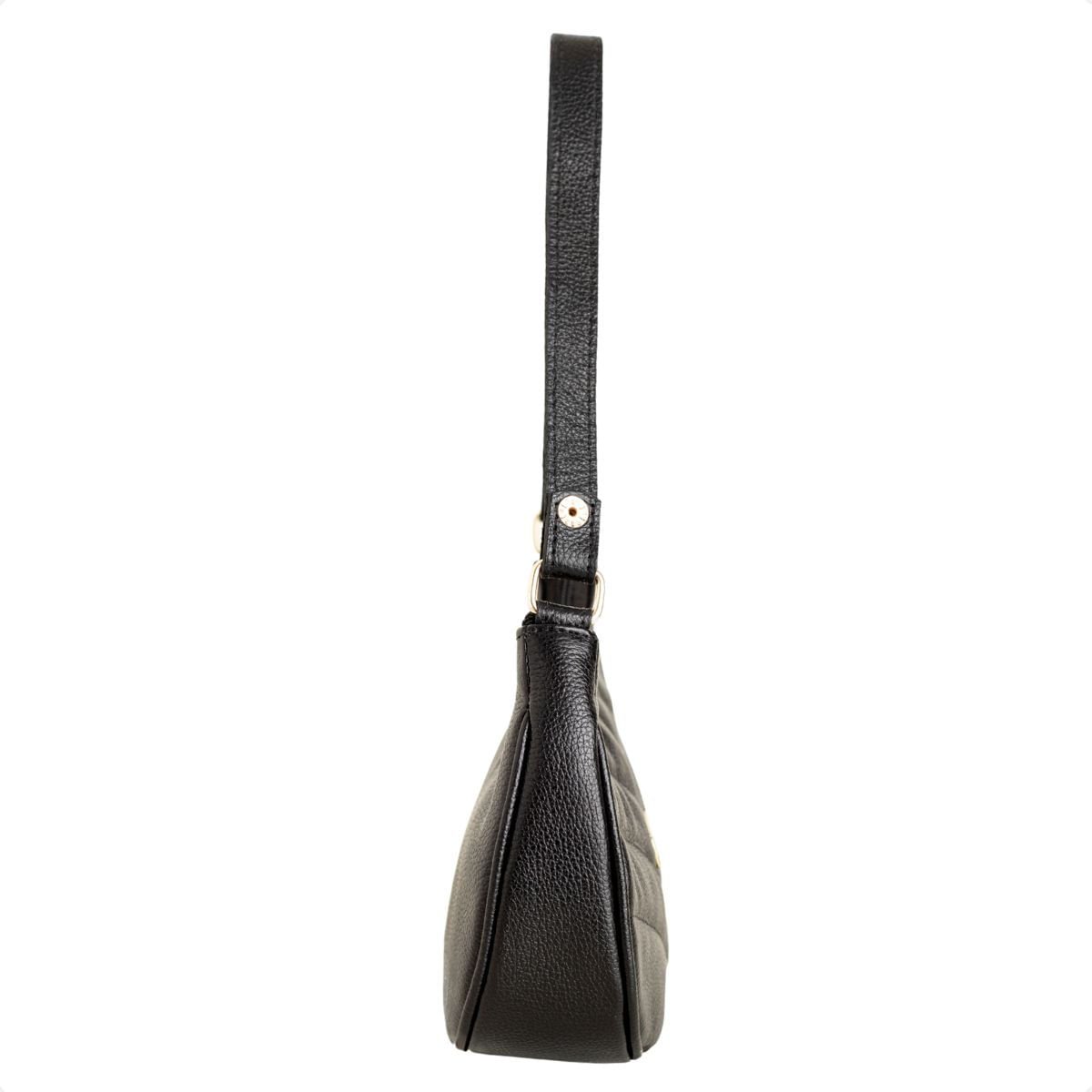 Bolsa Shoulder Matelassê Preta Dm Preto 4