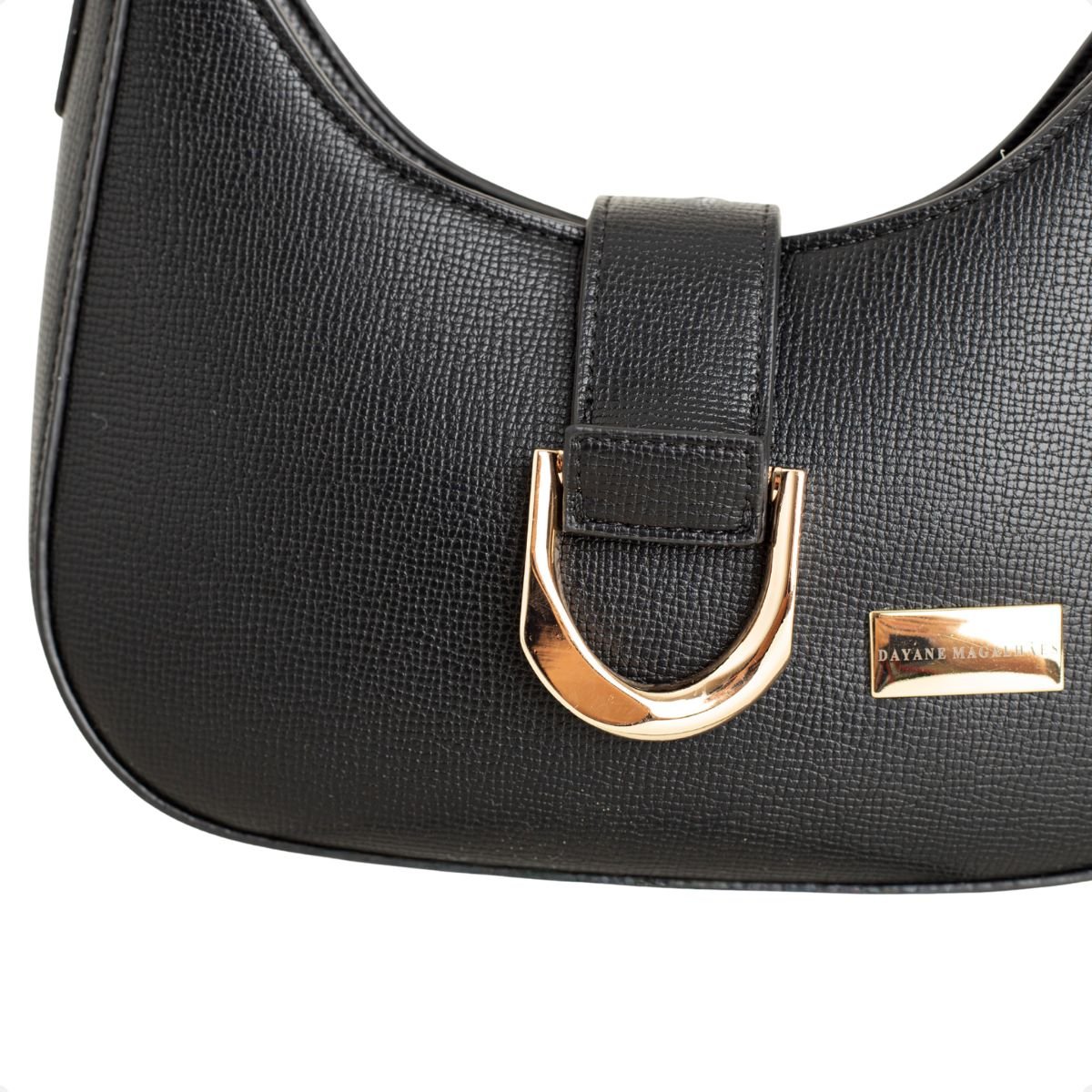 Bolsa Shoulder Preta Dm Preto 7