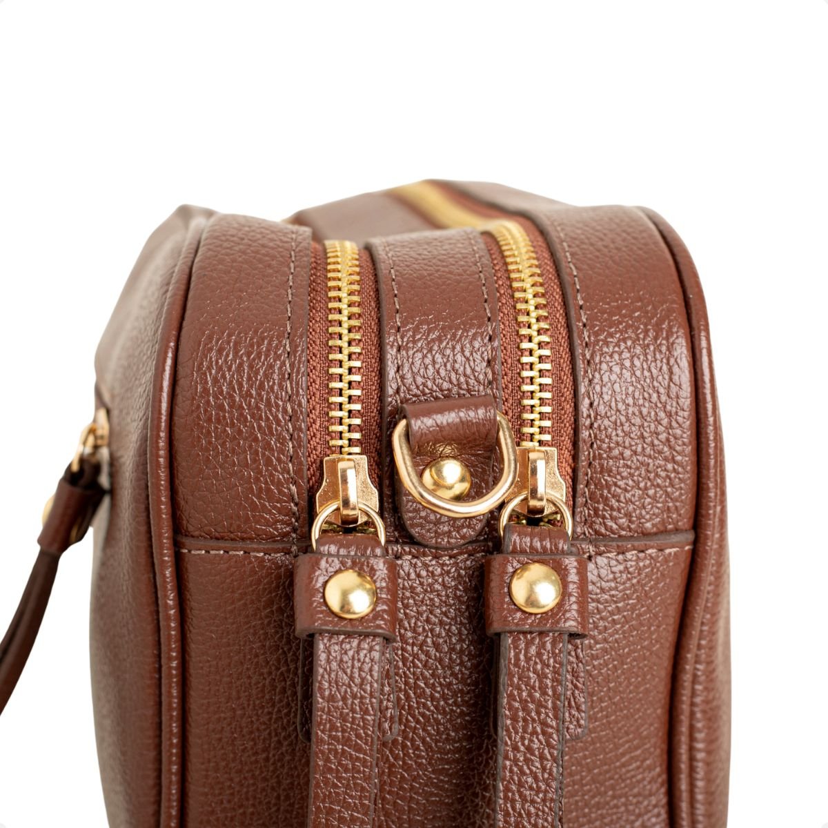 Bolsa Tiracolo Minimal Marrom Dm Marrom 7