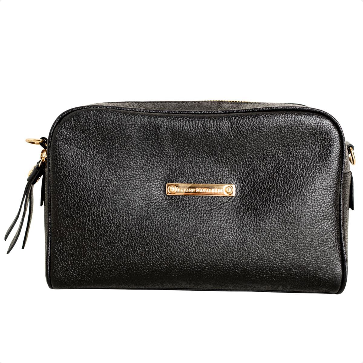 Bolsa Tiracolo Minimal Preta Dm