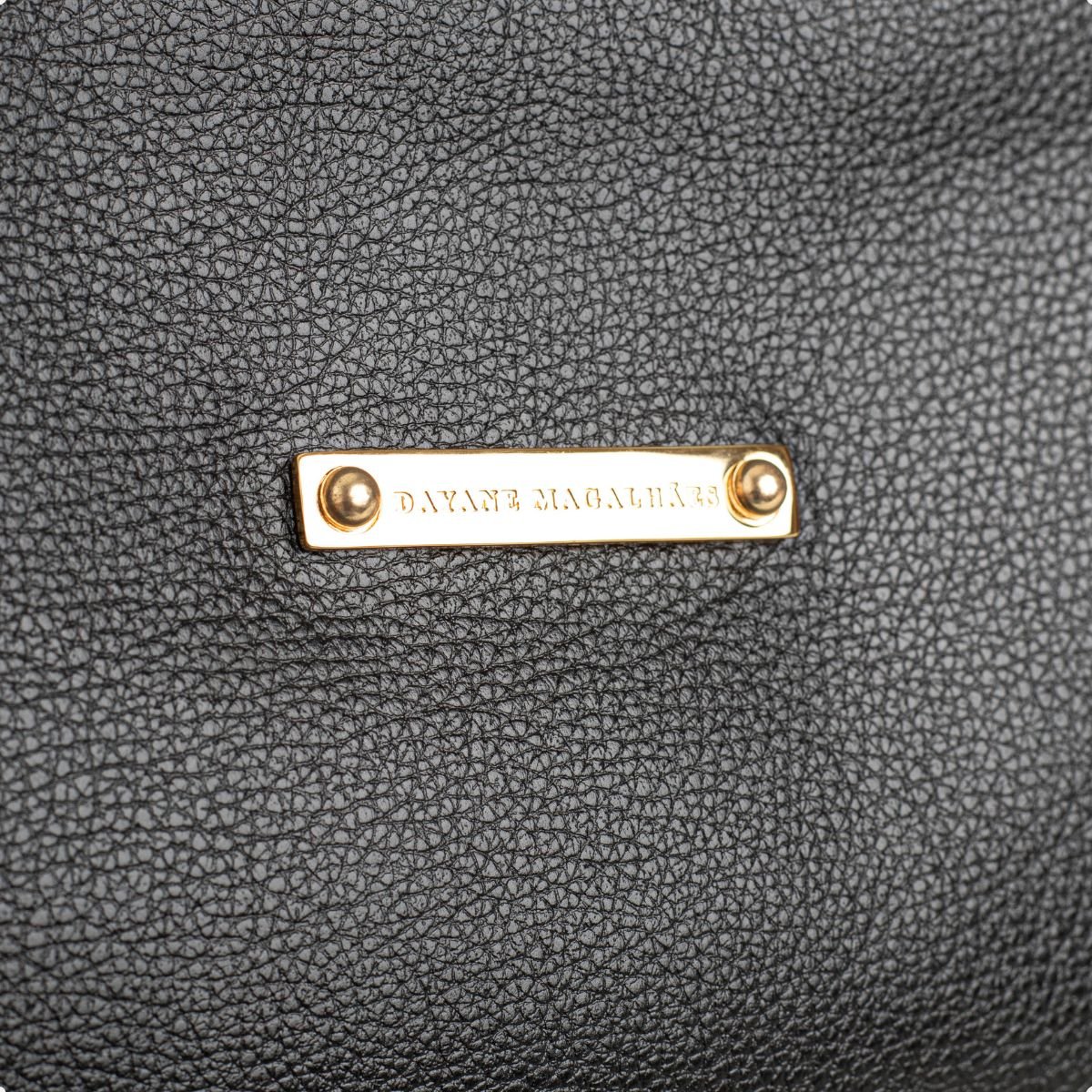 Bolsa Tiracolo Minimal Preta Dm Preto 3