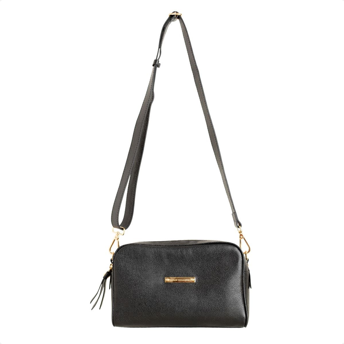 Bolsa Tiracolo Minimal Preta Dm Preto 6